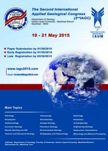 2nd International Applied Geology Congress Announcement on May 2015