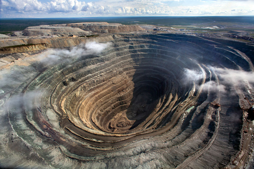 معدن الماس اوداچنایا، روسیه