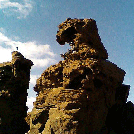 عقاب سنگی (قارتال داشی)، ارتفاعات غربی سبلان